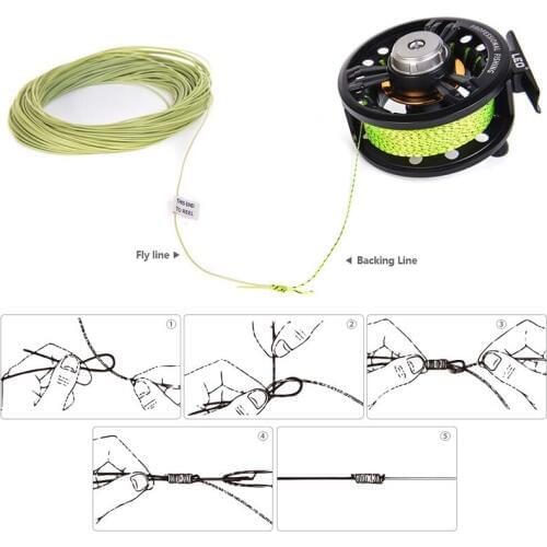 Professional Multifiament Nylon Rubber Cover Fly Fishing Line Weight Forward Floating Fly Fishing Cord Fishing Main Line