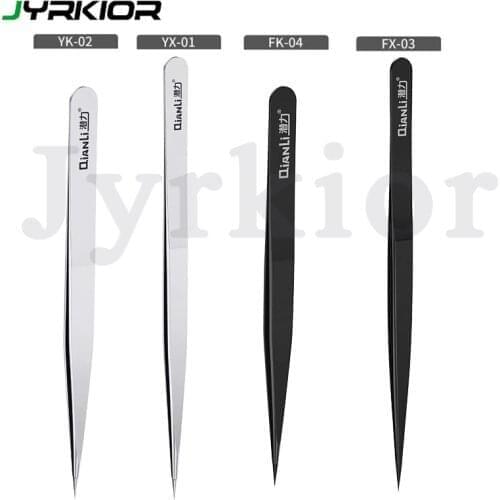 QianLi iNeeZY Precision Flying Wire Tweezers Non-Magnetic High Hardness Stainless Steel Ultra Sharp Pointed Soldering Tweezers