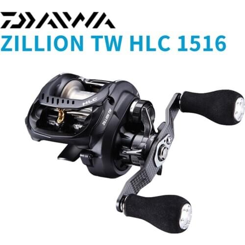 DAIWA ZILLION TW HCL 1516 Baitcasting Fishing Reel 205g 7.3:1 Ratio 10+1BB Long Cast TWS System Freshwater Fishing Wheel