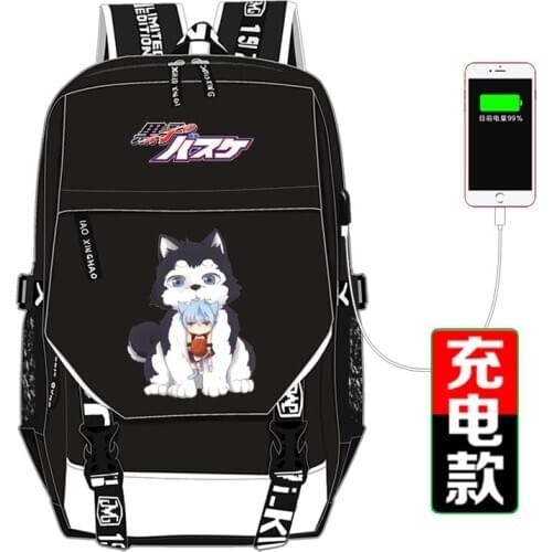 Kurokos Kuroko Tetsuya Cartoon Backpack Teenagers Bookbag Mochila Feminina Travel Bag Women Laptop Shoulders Bag School Bags
