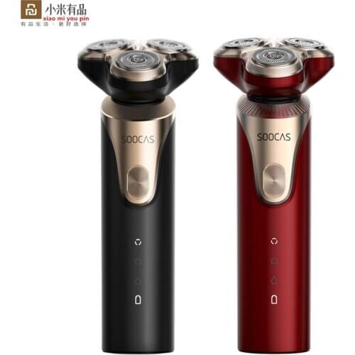 S3 Electric Shaver electric Razor 3 cutter Head Dry Wet Shaving Smart USB Rechargeable Waterproof Razor men for xiaomiyoupin