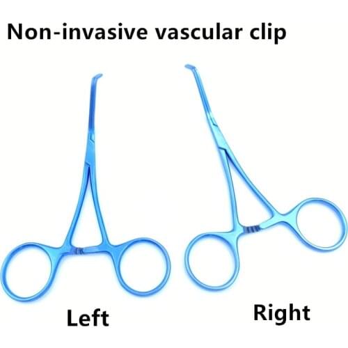 Titanium Micro Kitzmiller Clamp Left/Right Angled Jaw 11cm neurosurgery surgical instrument