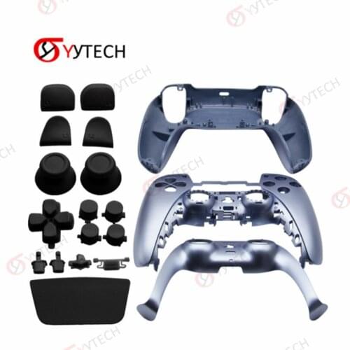 YYTECH Gamepad Complete Replacement Shell L1 R1 Button Set for PS5 Controller