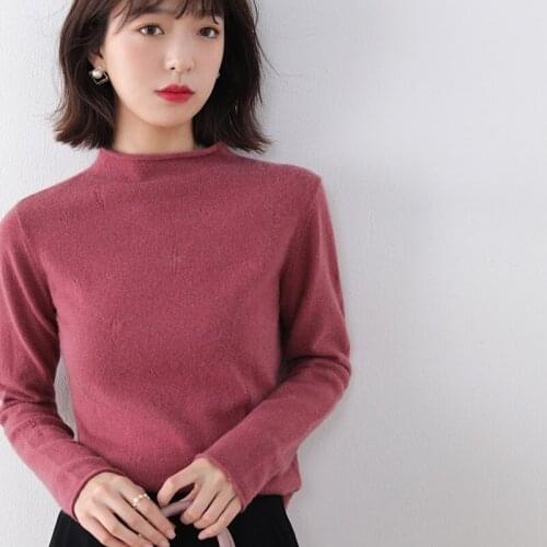 Adishree 2021 woman winter 100% Cashmere sweaters and autumn knitted Pullovers High Quality Warm Female thickening Turtleneck