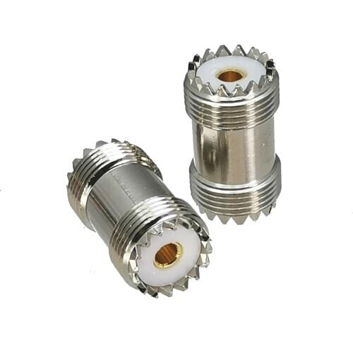 1pcs Adapter UHF Female Jack to SO239 Jack RF Coaxial Connector Straight Brass New