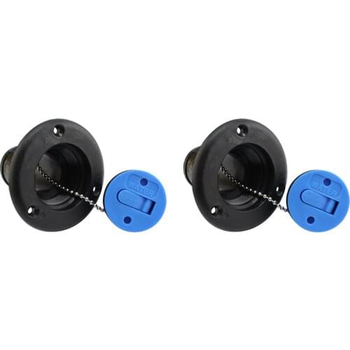 2Pcs Water Tank Cover RV Caravan Water Inlet Accessories 38mm Plastic Water Injection Outlet RV Yacht Accessory Parts