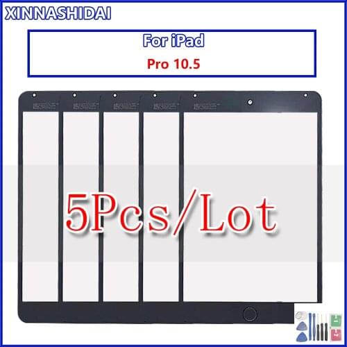 5PCS New Touch Screen For iPad Pro 10.5 A1701 A1709 LCD Outer Front Glass Panel Repair Digitizer Replacement
