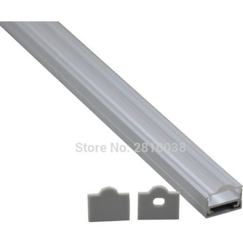 50 X 1M Sets/Lot 45 degree corner aluminium led profile and clear lens alu channel for ceiling lamps