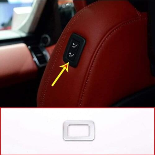 ABS Plastic Passenger Side Seat Button Frame Trim Cover For Land Rover Range Rover Sport 2018