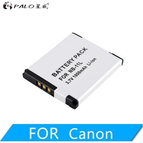 PALO 1Pcs 3.7V 1000mAh NB-11L Battery NB 11L NB11L For Canon A2600 A3500 A4000IS IXUS 125 132 140 240 245 265 155 HS
