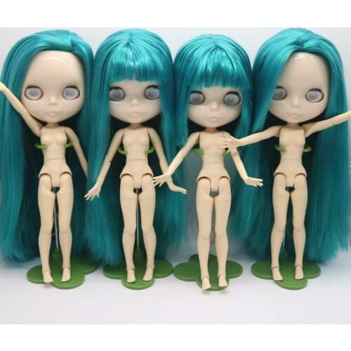 No eye chips,Blyth doll with green hair (Series NO.GFS 618 )