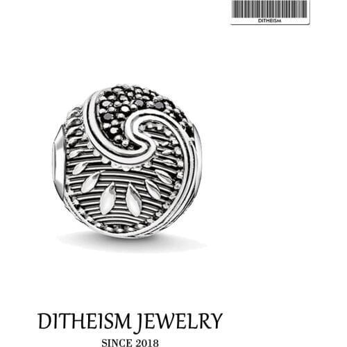 DIY Beads Maori Charm 5mm Hole,2018 Fashion Silver Jewelry Ethnic Gift For Women Men Boy Girl Fit Bracelets Necklace