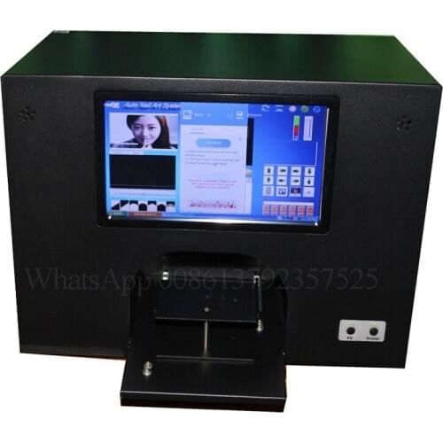5 nails and 3 flower painting a time nail and flower printer artificial nail printing machine digital nail printer with computer