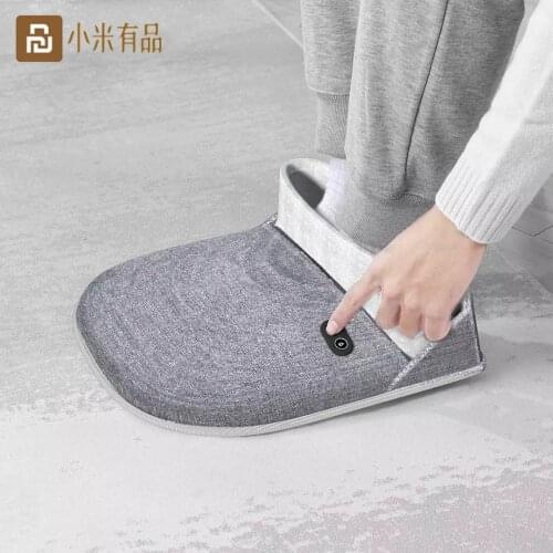Xiaomi Youpin PMA Graphene Heated Foot Warmer Massage Shoes Feet Heated Foot Warmer waist Massager Back Big Slipper Warm