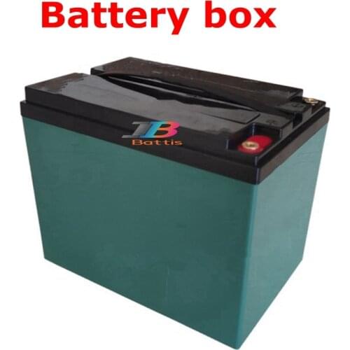 12v 50Ah High quality ABS battery box battery case for12V 60Ah 30Ah 25Ah 40Ah 20Ah 24V 50AH lifepo4 li ion LTO lead acid battery