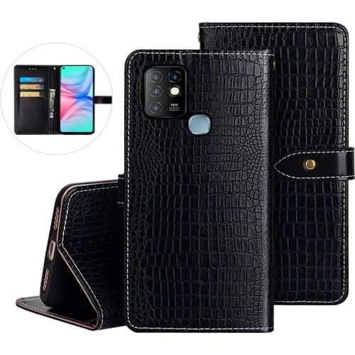 Leather Case For Infinix Hot 10 6.78" Coque TPU Silicone Case Flip Cover Skin Wallet For Infinix Hot 10 2020 Fundas Etui Bags