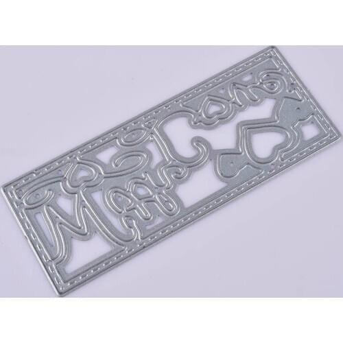 Metal Love Cutting Dies Stencils Photo Album Embossing Scrapbooking Cards Decor