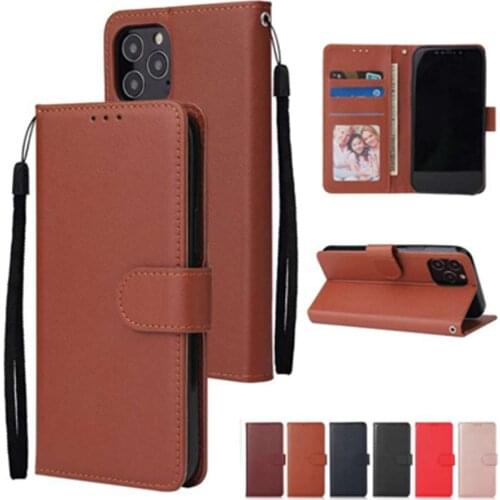 Soft Leather Case For iPhone 12 Mini 11 Pro XS Max XR 7 8 6 6s Plus 5s SE 2020 Luxury Wallet Flip Cards Holder Stand Phone Cover