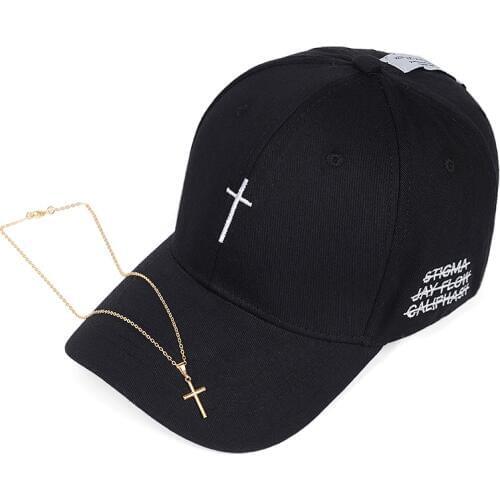 New Cross Embroidered Baseball Cap Fashion Hip Hop Peak Caps Mens and Womens Universal hat Outdoor Leisure Sports Golf hats