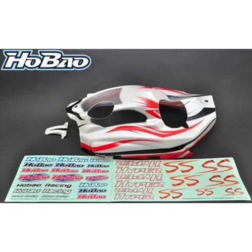 OFNA/HOBAO RACING 90042W HYPER SS PRINTED BODY (WHITE) FOR 1/8 SS/CAGE Buggy(Out Of Print