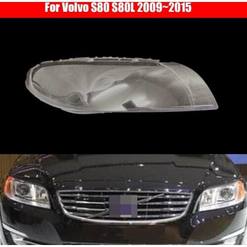 Headlight Lens For Volvo S80 S80L 2009 2010 2012 2013 2014 2015 Headlamp Cover Replacement Car Shell