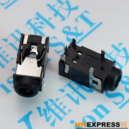 PJ 322 3.5 MM PJ 322 A Double Track Headset Seat Directly Insert DIP 5 Foot Headset Jack Connector