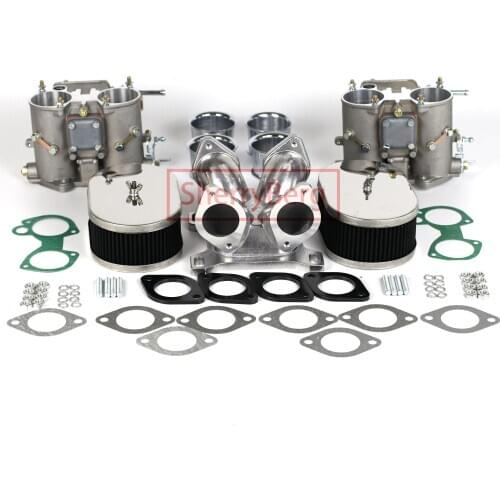 SherryBerg FAJS EMPI WEBER Carburettor Carb Carburetor Conversion Kit 4 Barrel Holley Adaptor W Twin 48 DCOE For Ford Chevy V8