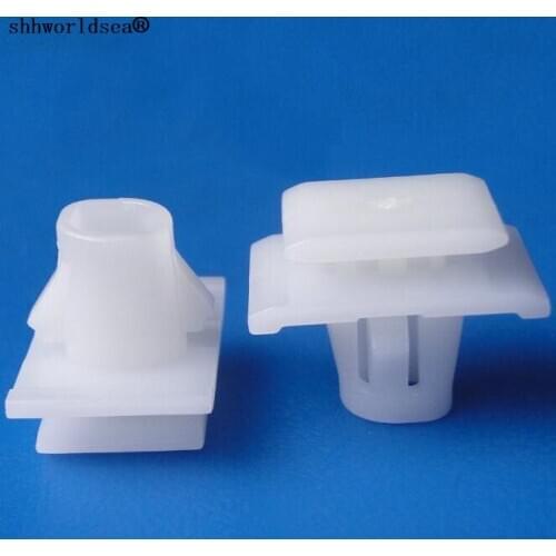 Shhworldsea 100PCS cars plastic clips car fastener down skirt had buckle retainer for honda 75315-S9A-004