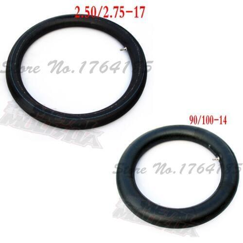 2.50-17 &90/100-14 inner tube for dirt bike/pit bike Inner Tube 2.50-17 Front Inner Tube &90/100-14 Rear Inner Tube