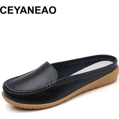CEYANEAO Women Sneakers Breathable Ballet Flats Women Light Flat Loafers Casual Shoes Women Fashion Outdoor Walking Shoes Plus
