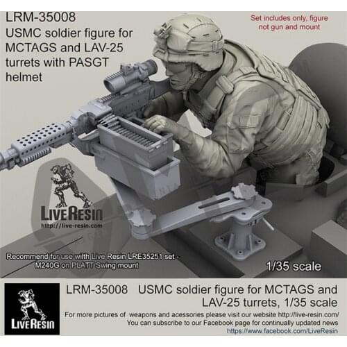 Live Resin LRM-35008 1/35 USMC Soldier Figure