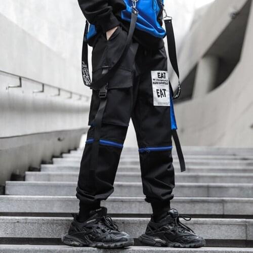ZhuZunZhe 2021 Spring And Summer Style Hong Kong Style Boys Casual Tie Overalls Sweatpants