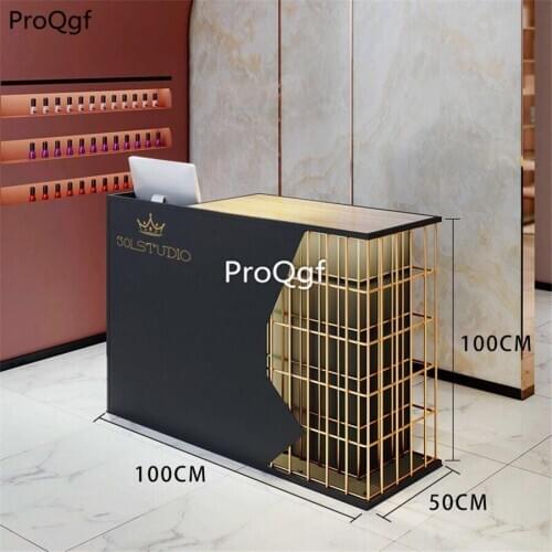 Prodgf 1 Set 100*50*100cm Reception Shopping Mall Bar Table
