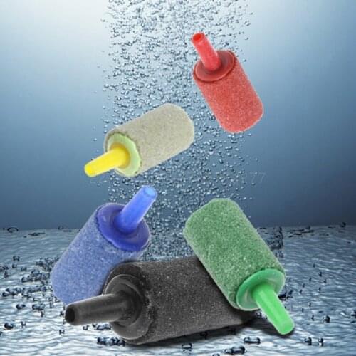 10Pcs/Set Aquarium Pond Cylinder Bubble Air Stone Fish Tank Aeration Aerator Diffuser D19 dropship