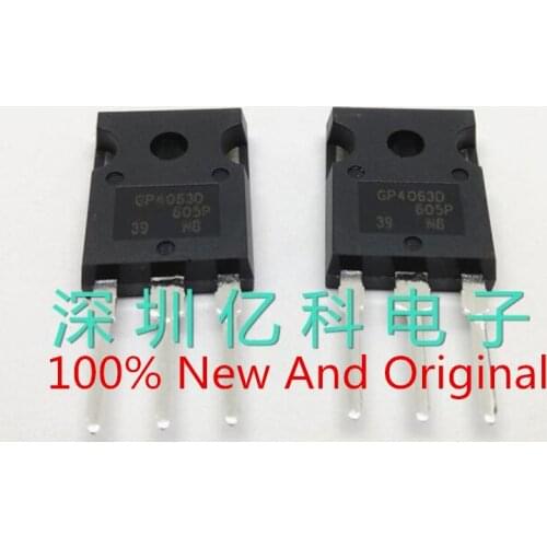 10pcs/Lot GP4063D IRGP4063D IRGP4063DPBF TO-247AC Trench 600 V 96 A 330 W Through Hole 100% New And Original Best Quality