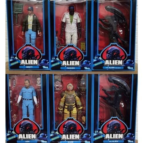 3pcs/set Alien Predater ASH Alien KANE The Alien Figure Predater Warrior 40th Anniversary Predater Alien Toys t Horror Gift