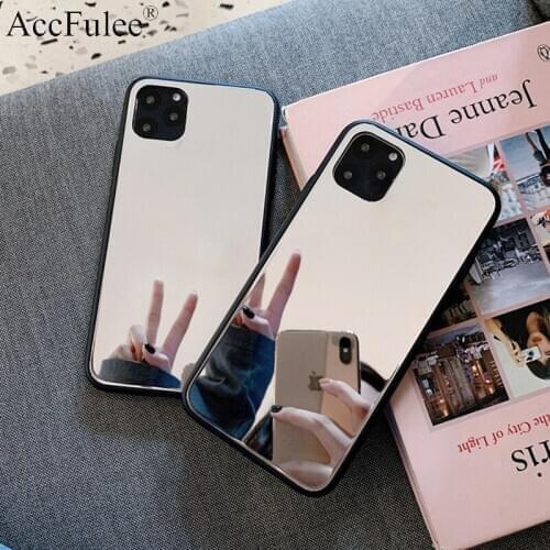 TPU Makeup Mirror Case for Huawei Y5P Y6S Y6P Y7P Y8P Y9S Protection Cover for Huawei Y9 Prime 2019 Y7 2019 Y5 2018 Acrylic Case