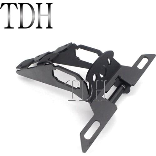 CNC Aluminum Tidy Fender Eliminator Bracket Kit License Number Plate Frame For Kawasaki Ninja 650 Z650 2017-2019