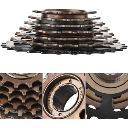 7 Speed MTB Cassette Freewheel Effortless13-15-17-19-21-24-28T Bicycle Cassette Sprocket Bicycle Parts For Shimano/SRAM