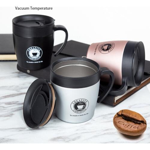330ML Coffee Thermos Cup Thermocup 304 Stainless Steel Thermo mug Insulation Water Bottle Cups for Office Home