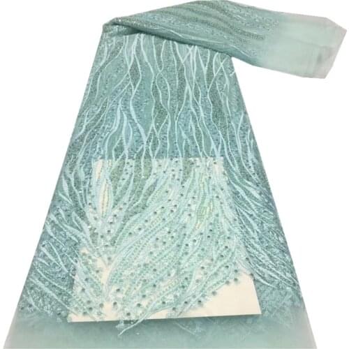 SJ Lace African Lace Fabric 2021 High Quality Lace Hot Sale Nigerian Sequins Lace Fabrics Popular French Lace Fabric xx4-68