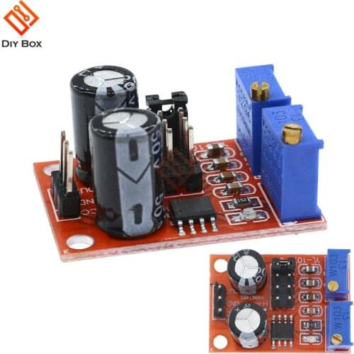 NE555 Pulse Frequency Duty Cycle Adjustable Module Square Wave Signal Generator Stepping Motor Driver LED Indicator Module