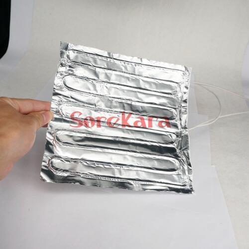200x200mm 220V Aluminum Foil Heater for Refrigerator air conditioner Drain Electrical Wires