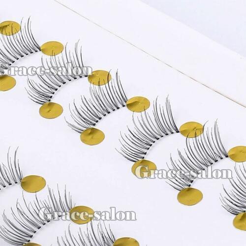 Natural Look Makeup10 Pairs Black Fale Eyelashes Eye Lashes Spare Long Handmade