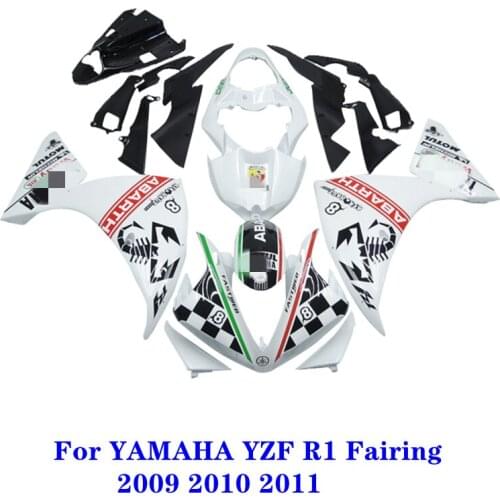 Motorcycle ABS full car fairing kit for Yamaha YZF R1 YZFR1 r1 2009 2010 2011 The body fairing is available in multiple colors