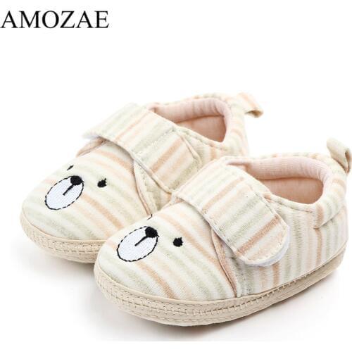 Infant Babies Boy Girl Boys Shoes Sole Soft Canvas Solid Footwear For Newborns Toddler Crib Moccasins 3 Colors Available