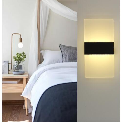 Bedside Light LED Wall Lamp Simple Night Light Living Room Balcony Aisle Wall Lamp Corridor Wall Sconce Lamp