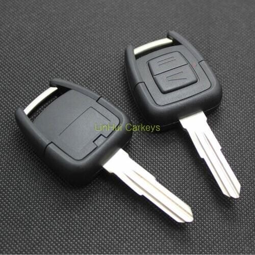 PINECONE for OPEL VAUXHALL Vectra Zafira Omega Astra h j insignia 2 Buttons Remote Key Uncut Blade Blank Key Shell 1 PC