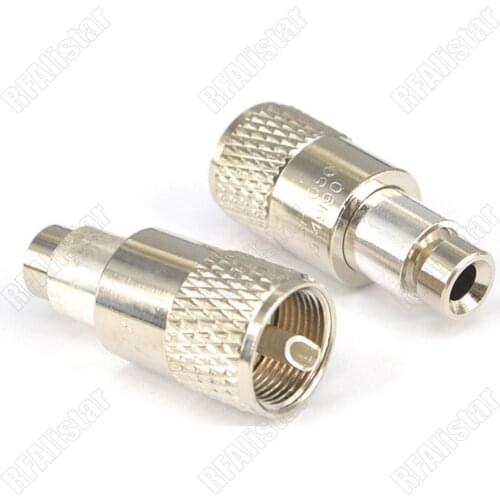 UHF PL259 Male Plug Solder Straight Connector for LMR195 RG58 RG400 RG142 Cable RF Coaxial Cable Nickel