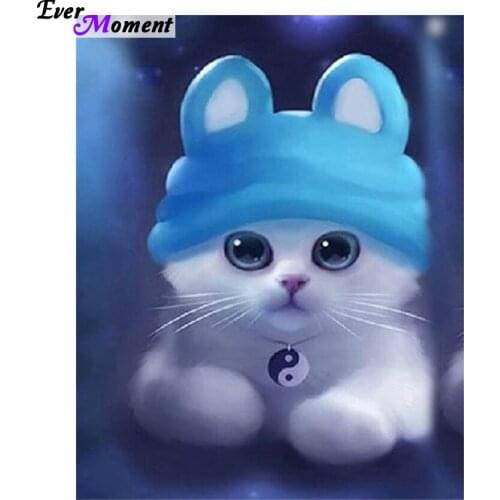 Decoration diamond painting cross stitch cat diamond rhinestone pasted painting embroidery wall stickers home decor gift ASF278